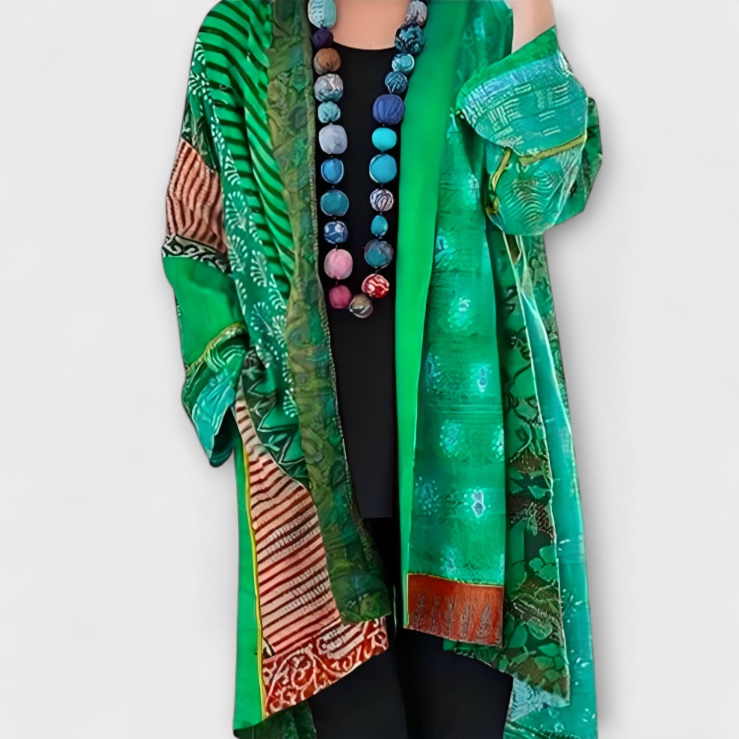 Sophie Cardigan Med Åben Revers Strikket Elegant Eksklusiv