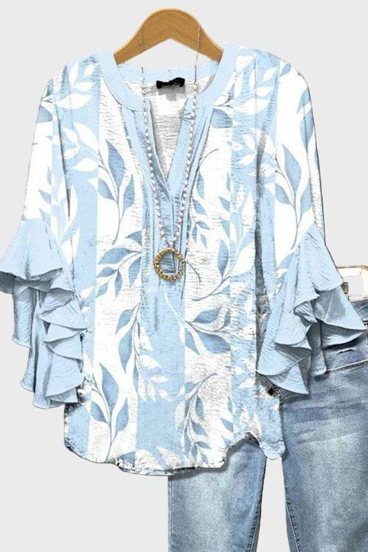 Anna | Lysblå Bluse