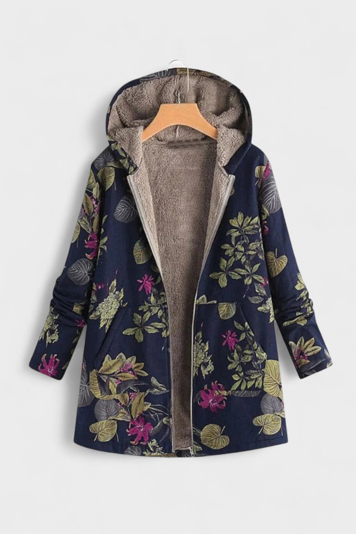 Fleural™ – Blomster fleece jakke