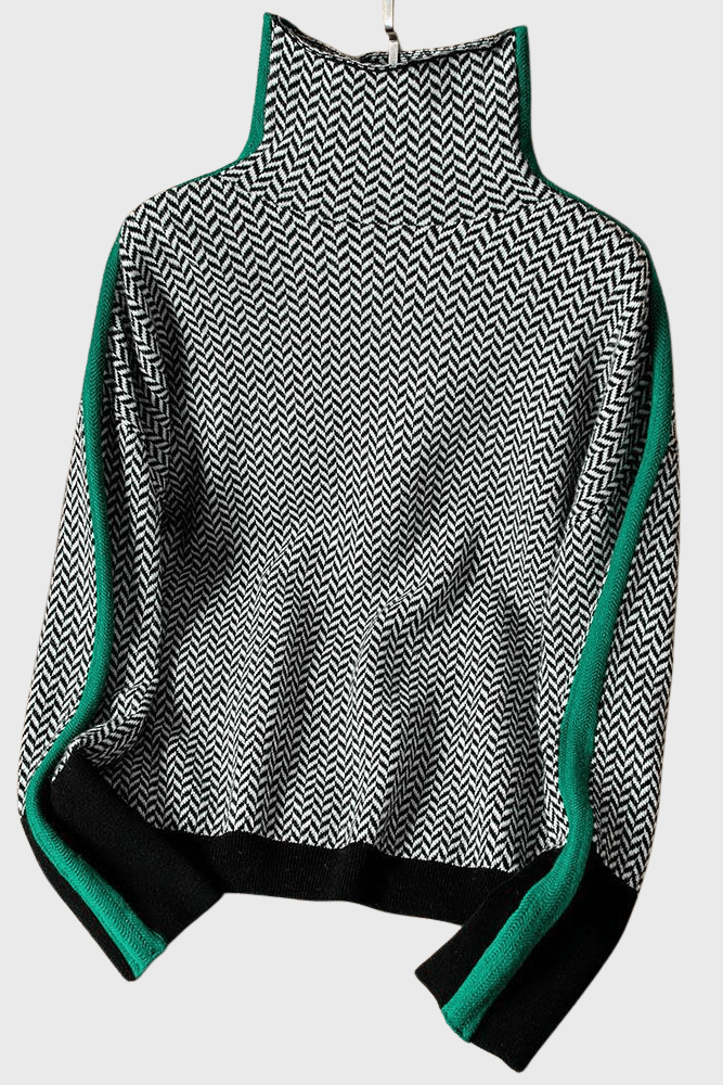 Marie | Højhalset uldtrøje