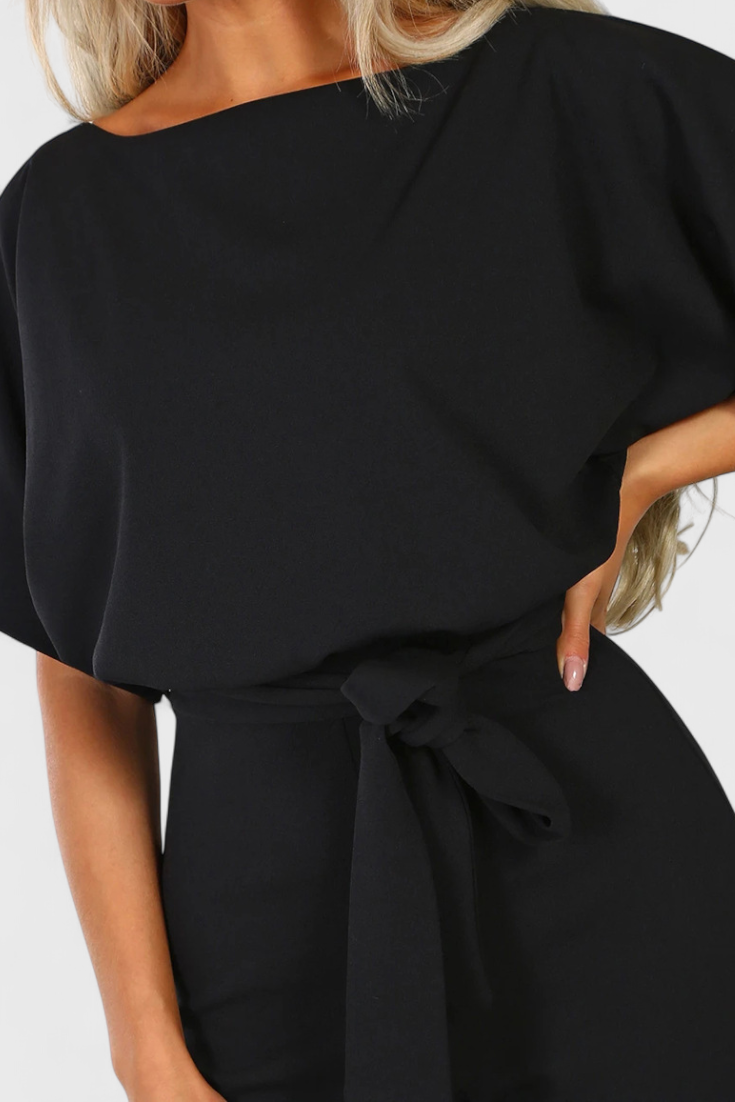 Evie Mono Kjole Med Flydende Silhuet Og Blødt Stof Luxe