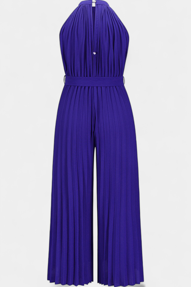 Patrizia Mono Palazzo Plisado Halter Hals Eksklusiv