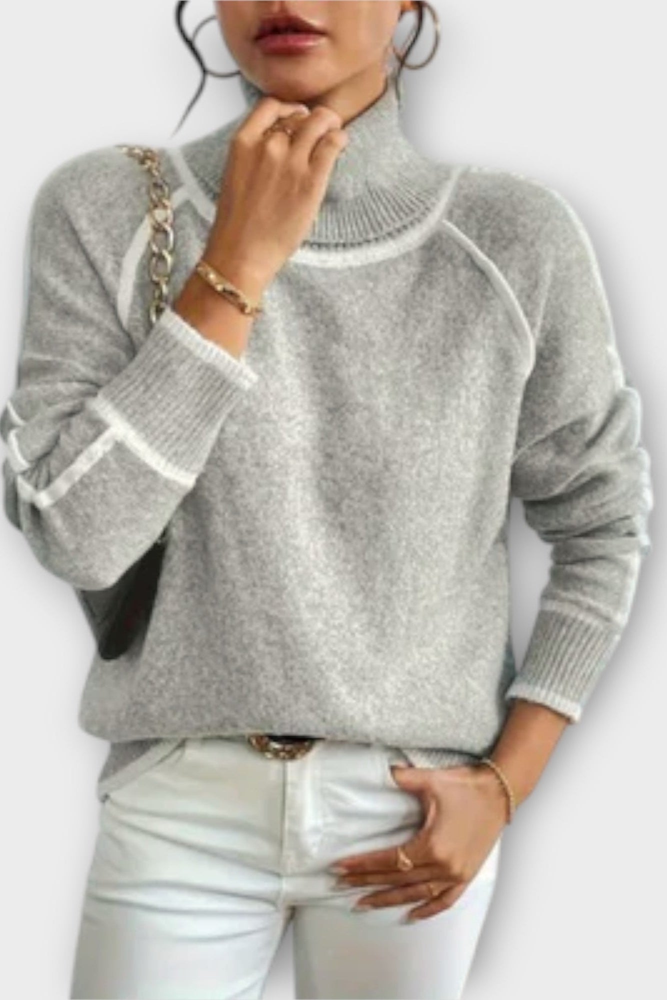 Sofia | Højhalset trøje