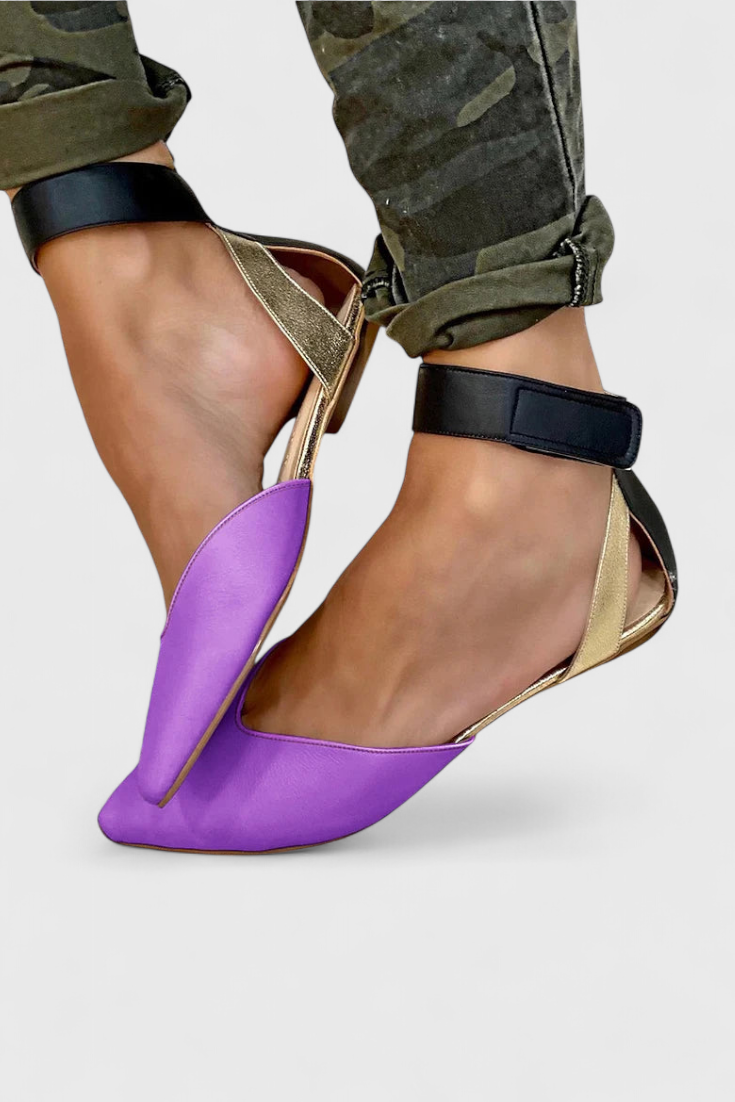 Ninel Elegante Sneakers Med Multifarvede Remme Eksklusiv