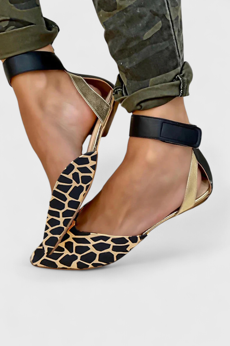 Ninel Elegante Sneakers Med Multifarvede Remme Eksklusiv