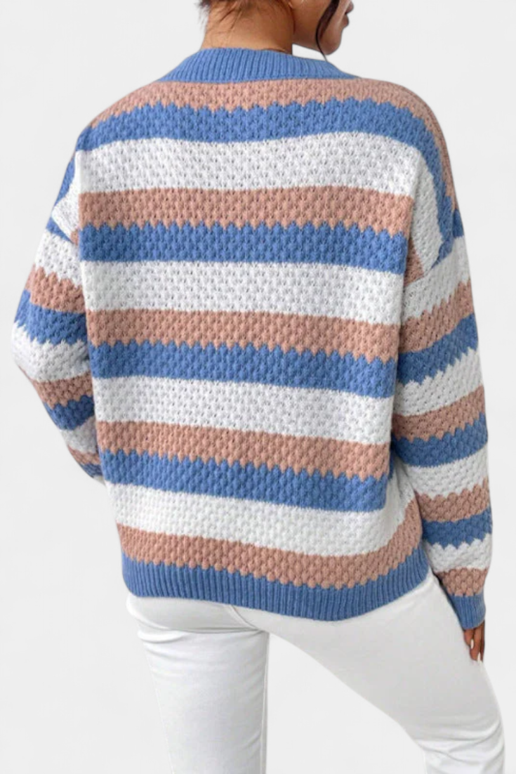 Kristen Striktrøje Jersey Eksklusiv Oversized Striber