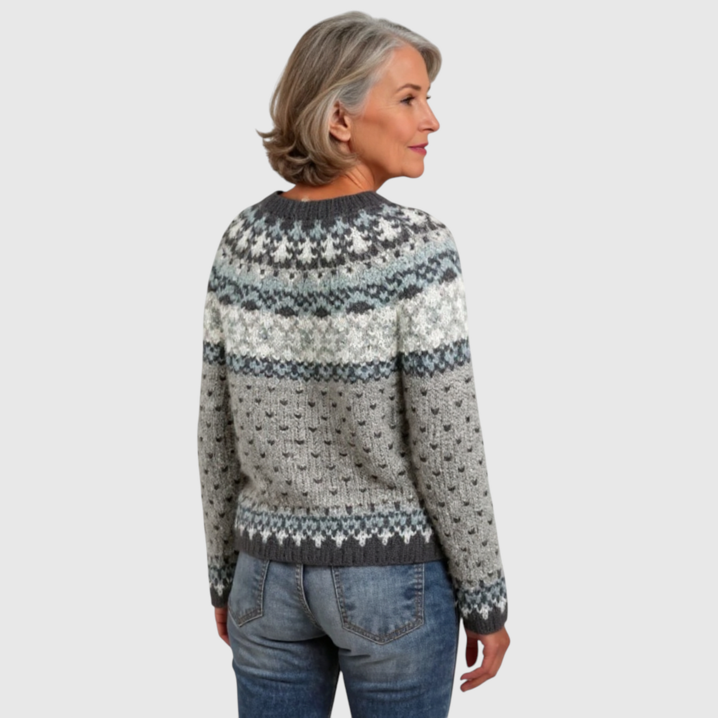 Amelia - Vintage islandsk uldtrøje