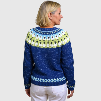 Sophie - Vintage islandsk uld cardigan