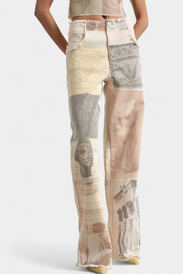 Paula Jeans Stift Denim Bomuld Høj Talje Kollektion Elite