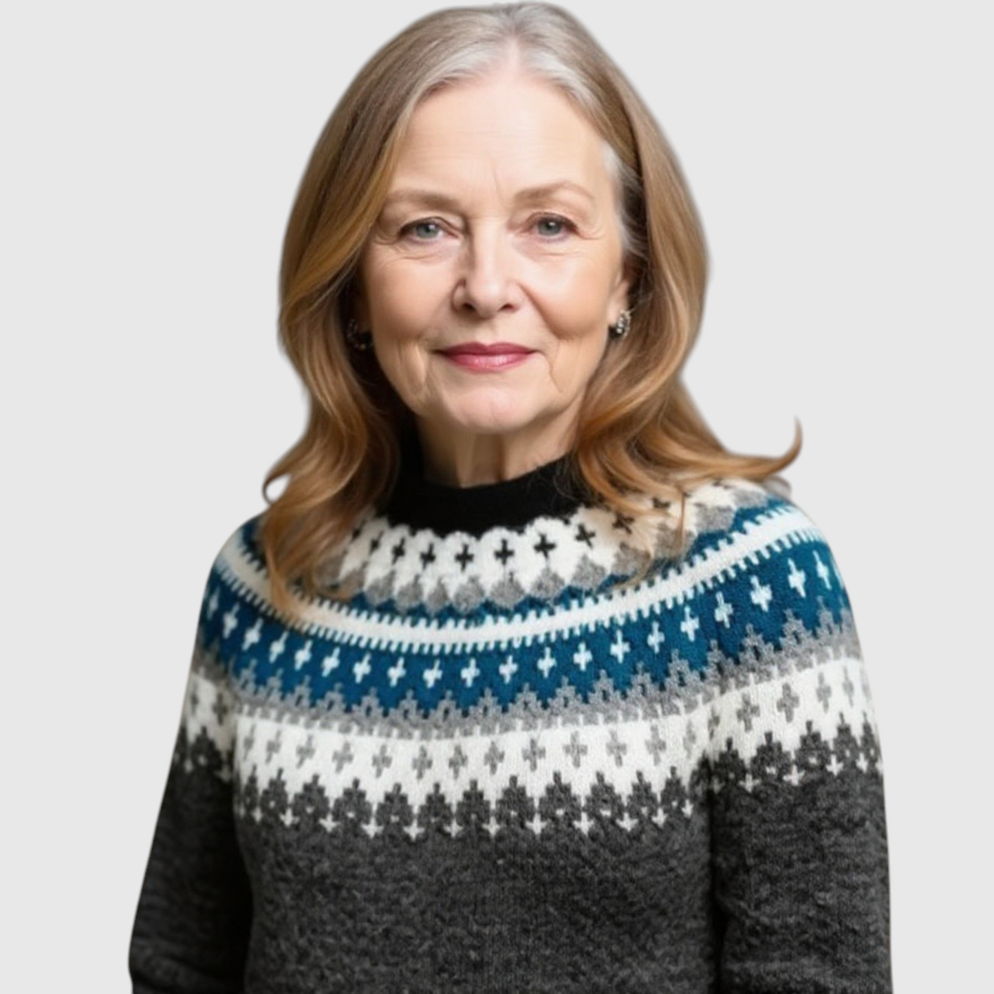 Althea - Vintage islandsk uldtrøje
