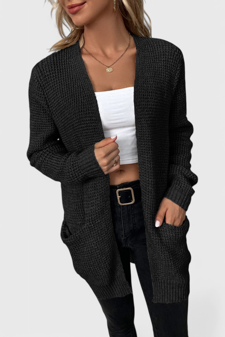 Anneliese Kashmirsblandet Cardigan Premium Klassisk Silhuet