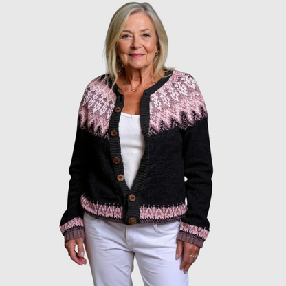 Lydia - Vintage islandsk uld cardigan