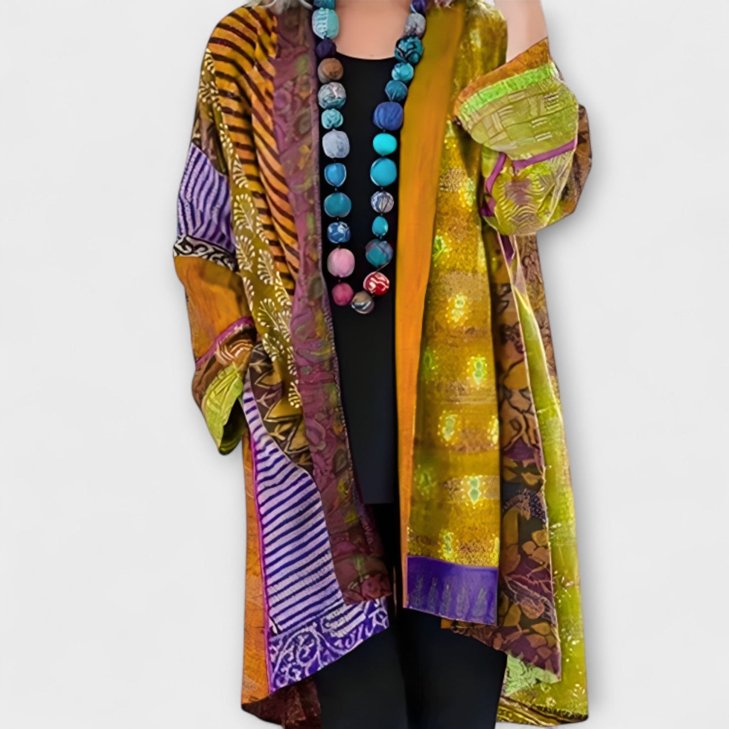 Sophie Cardigan Med Åben Revers Strikket Elegant Eksklusiv