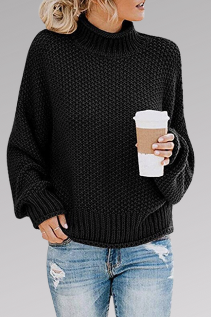 Molly Tykk Striktrøje Slap Pasform Delikat Tekstur Eksklusiv