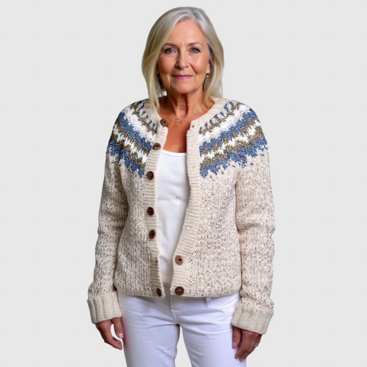 Peyton - Vintage islandsk uld cardigan
