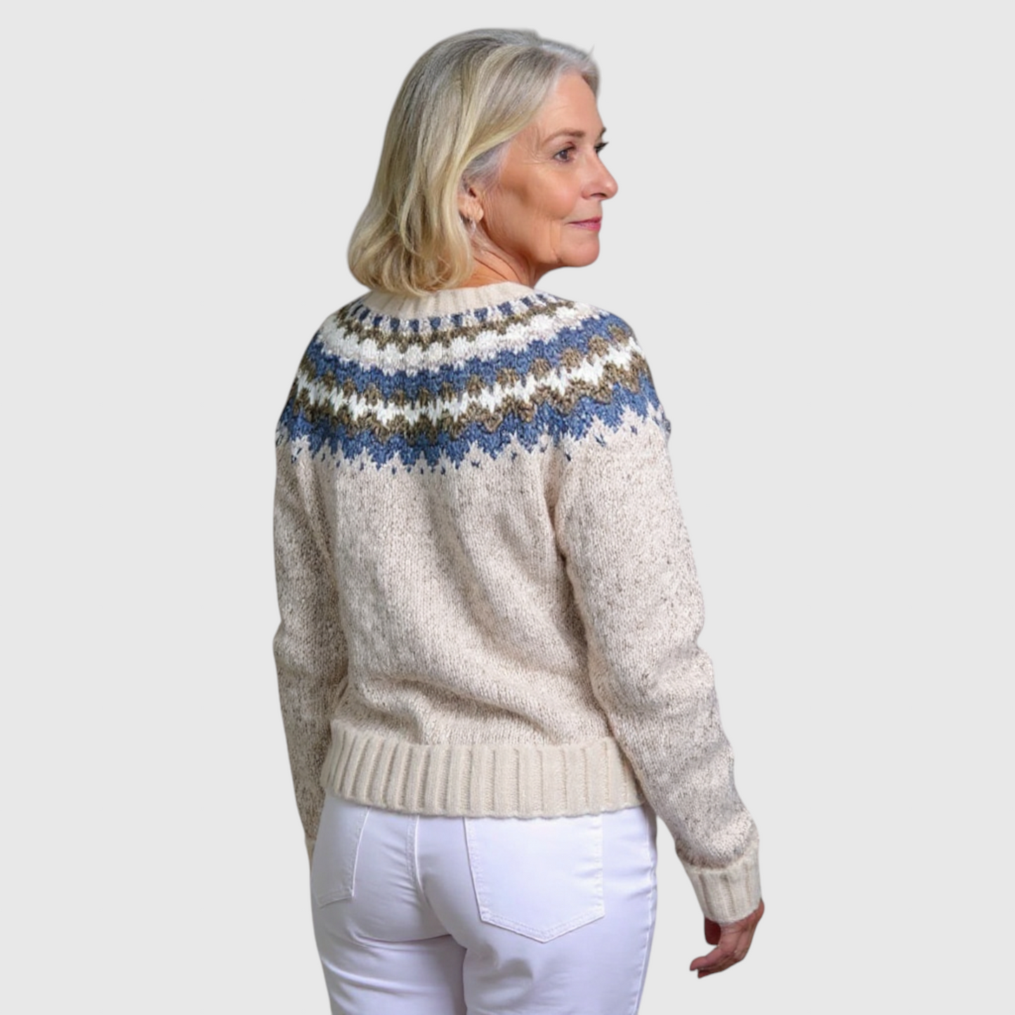 Peyton - Vintage islandsk uld cardigan