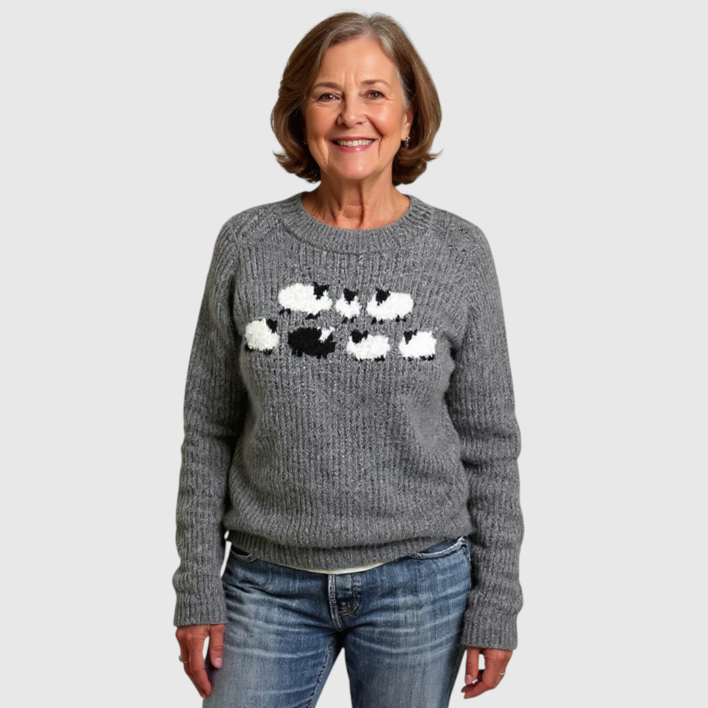 Ellie - Vintage islandsk uldtrøje