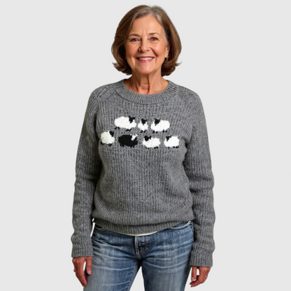 Ellie - Vintage islandsk uldtrøje