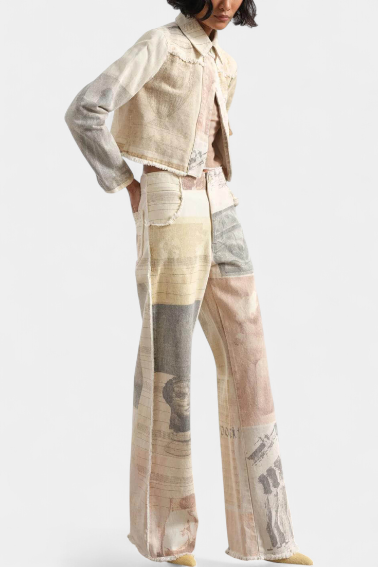 Paula Jeans Stift Denim Bomuld Høj Talje Kollektion Elite