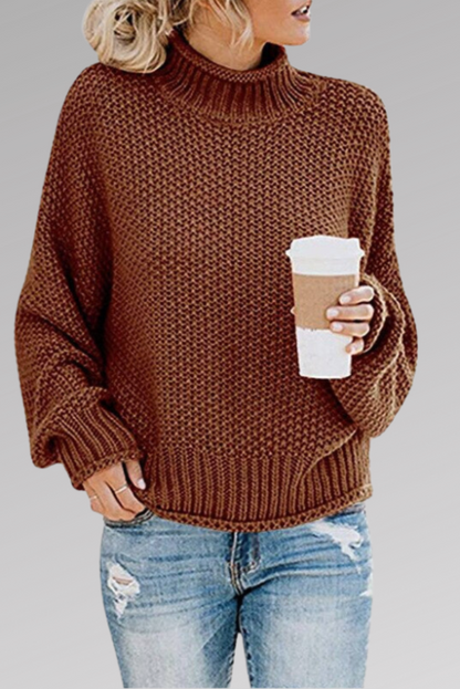 Molly Tykk Striktrøje Slap Pasform Delikat Tekstur Eksklusiv