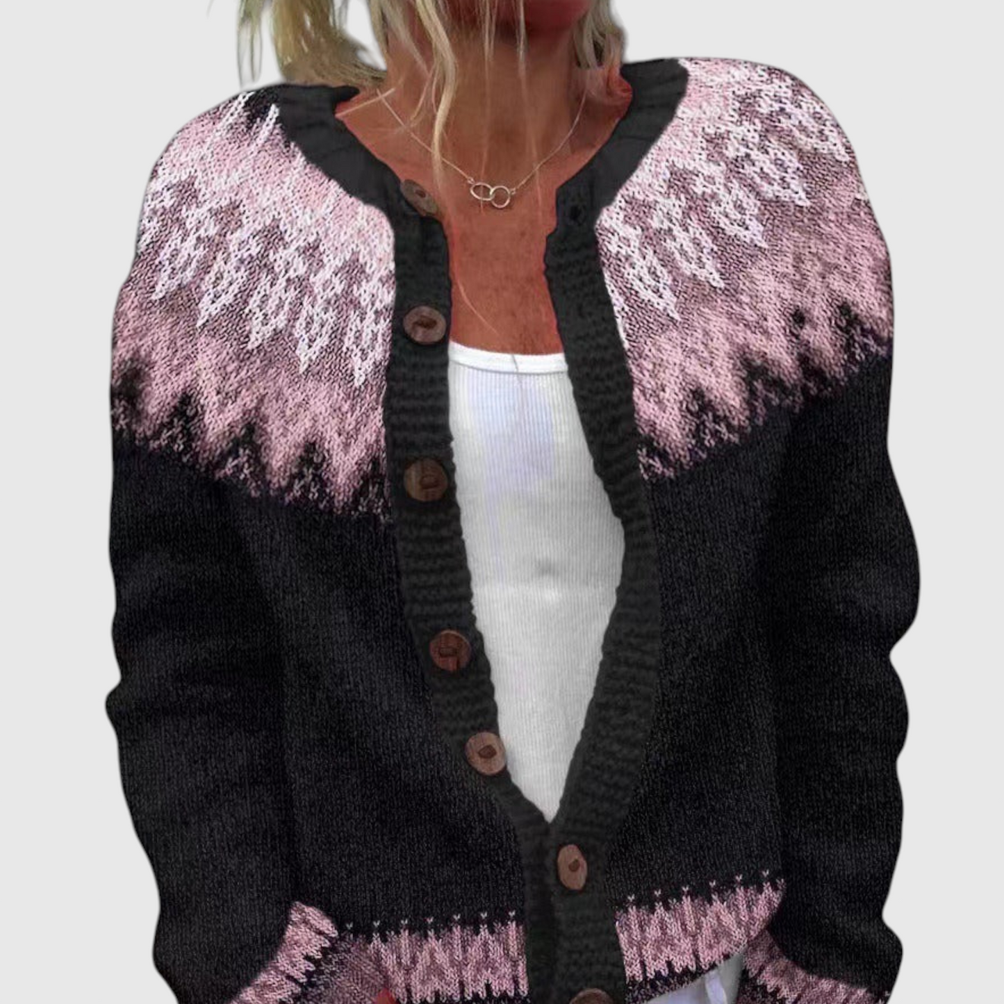 Lydia - Vintage islandsk uld cardigan