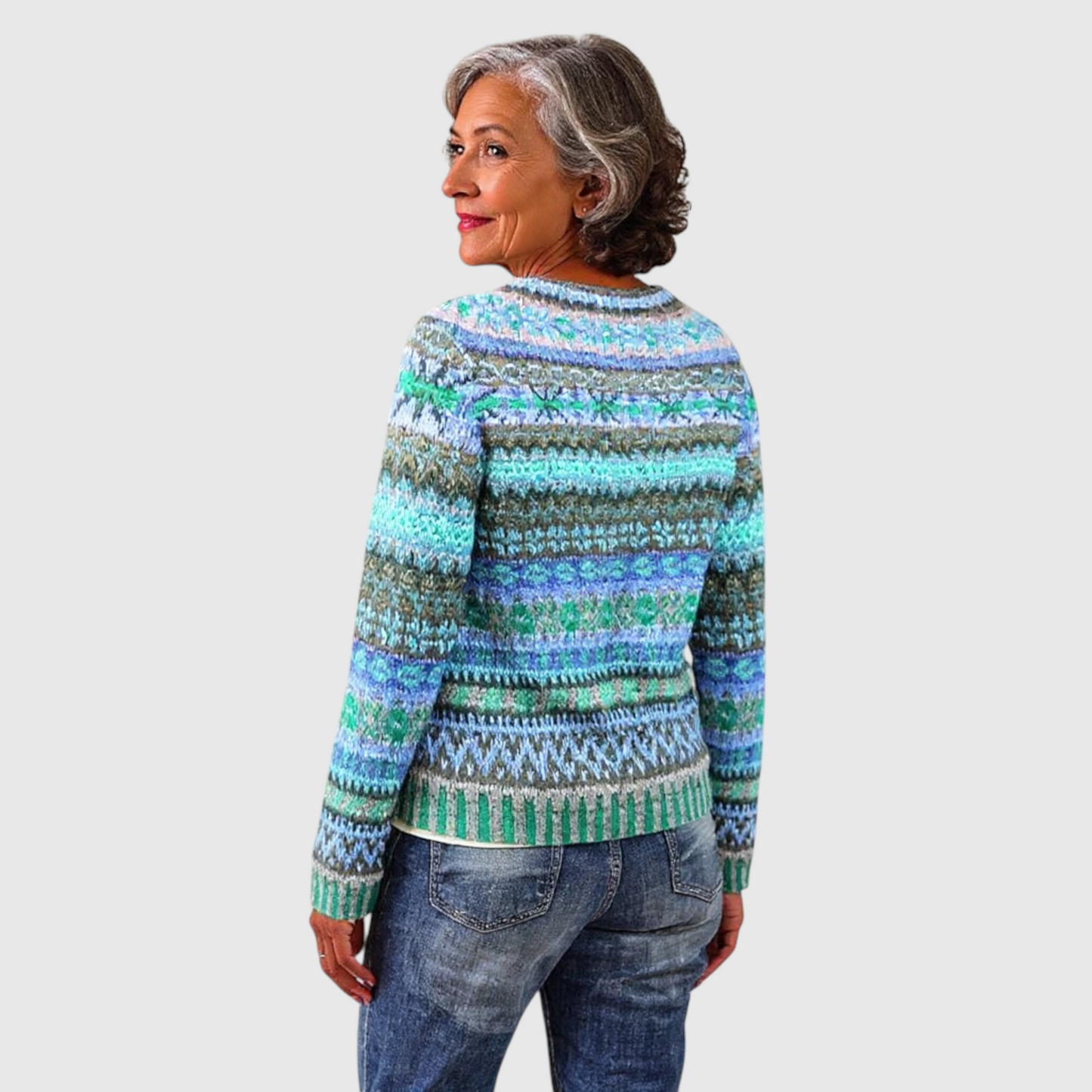 Audrey - Vintage islandsk uldtrøje