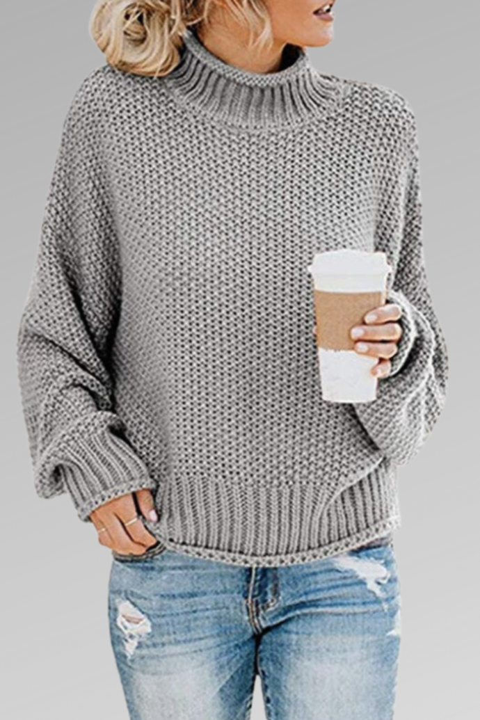 Molly Tykk Striktrøje Slap Pasform Delikat Tekstur Eksklusiv