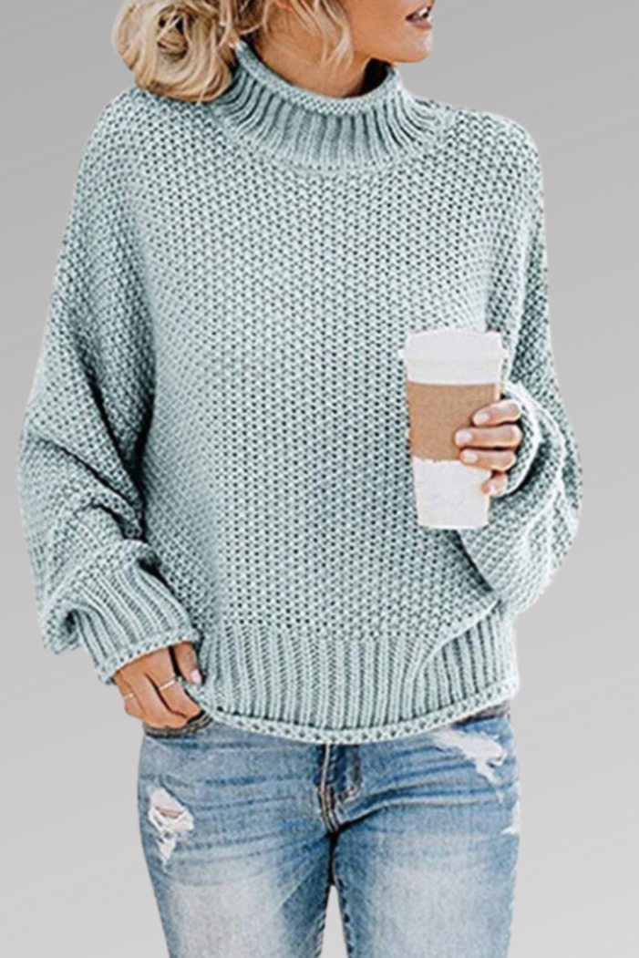 Molly Tykk Striktrøje Slap Pasform Delikat Tekstur Eksklusiv