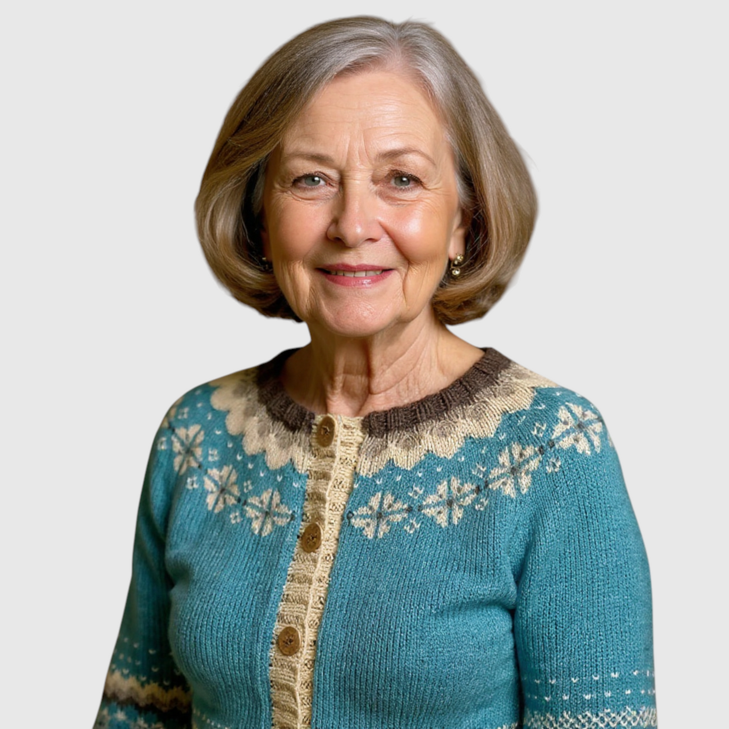 Allaira - Vintage islandsk uld cardigan