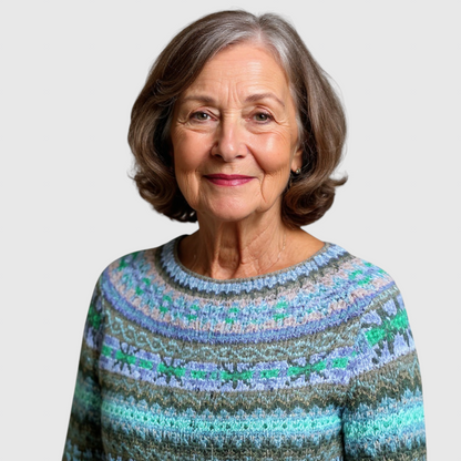 Audrey - Vintage islandsk uldtrøje