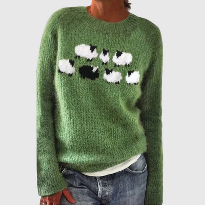 Addison - Vintage islandsk uldtrøje