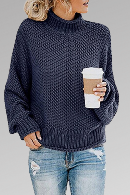 Molly Tykk Striktrøje Slap Pasform Delikat Tekstur Eksklusiv