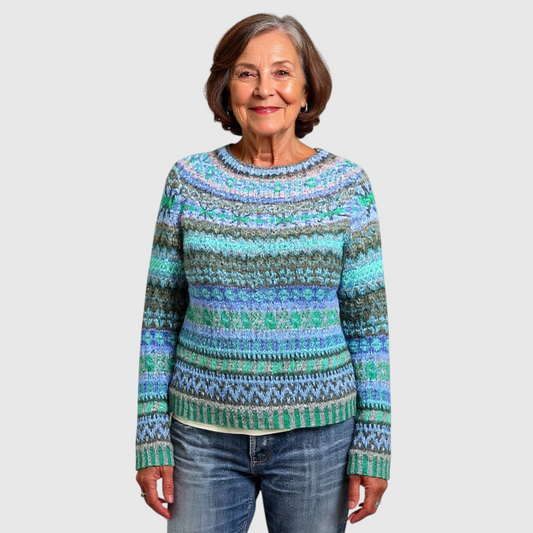 Audrey - Vintage islandsk uldtrøje