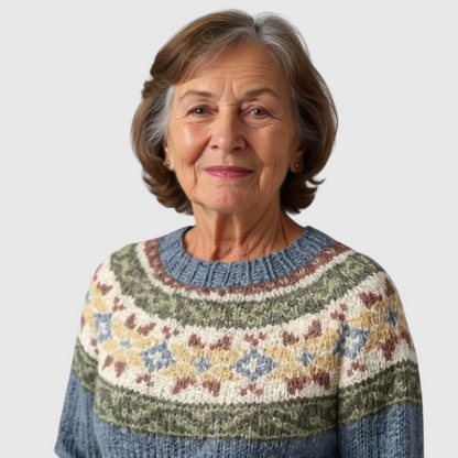 Lucy - Vintage islandsk uldtrøje