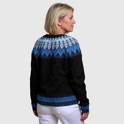 Givanna - Vintage islandsk uld cardigan