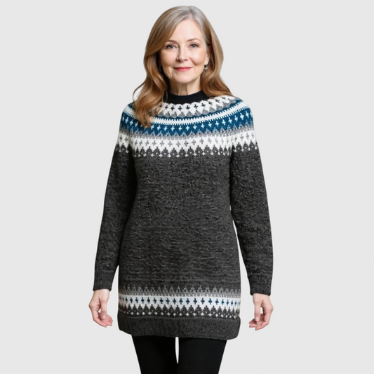 Althea - Vintage islandsk uldtrøje