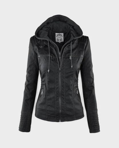 Alberte™ | Læderjakke