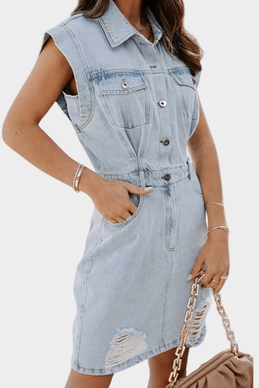Bodil | Denim kjole