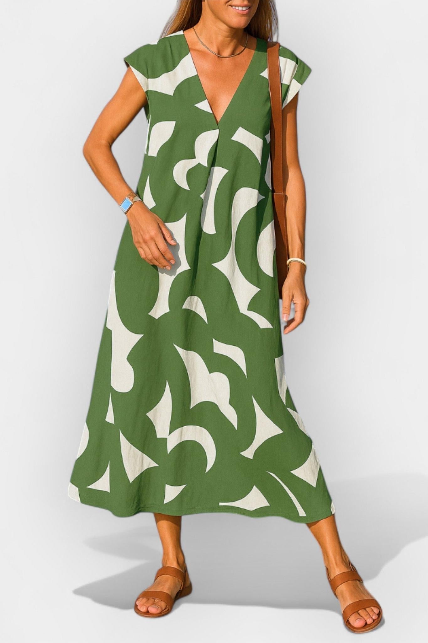 Camilla | V-hals kjole