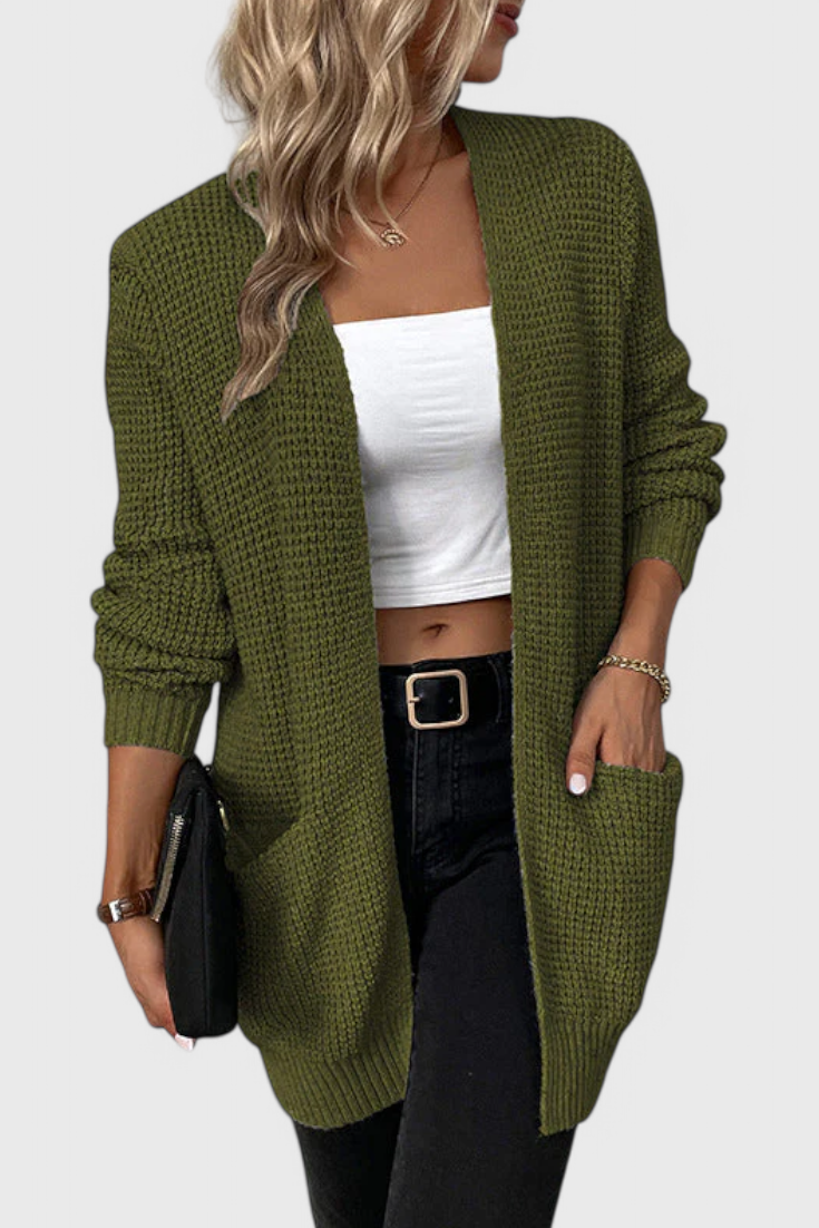Anneliese Kashmirsblandet Cardigan Premium Klassisk Silhuet