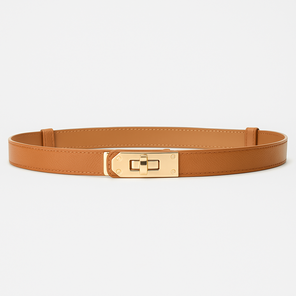 Taljebælte med gulddrejelås