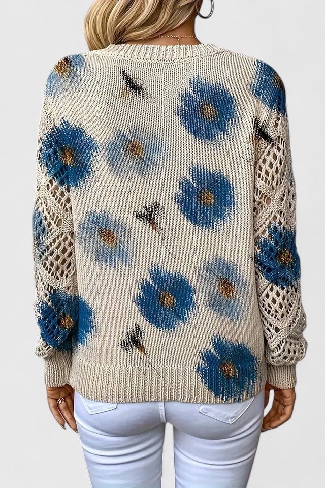 Emilie | Blomstret cardigan