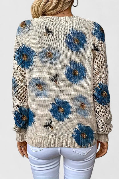 Emilie | Blomstret cardigan