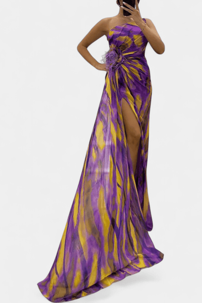 Filippa | Farverig Maxikjole