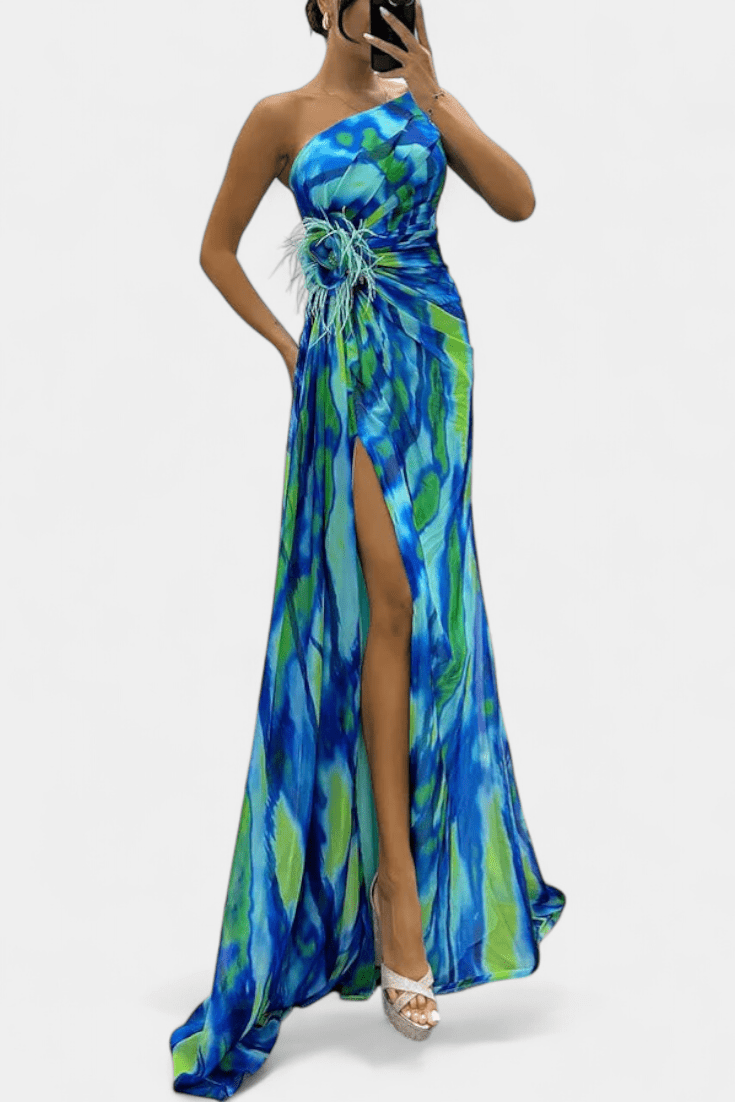 Filippa | Farverig Maxikjole