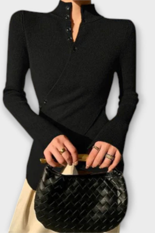 Gry | Sort strikketrøje