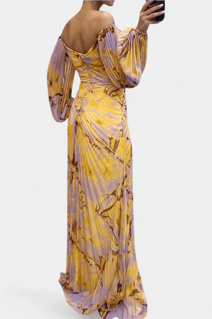 Kirstine | Plisseret Maxikjole