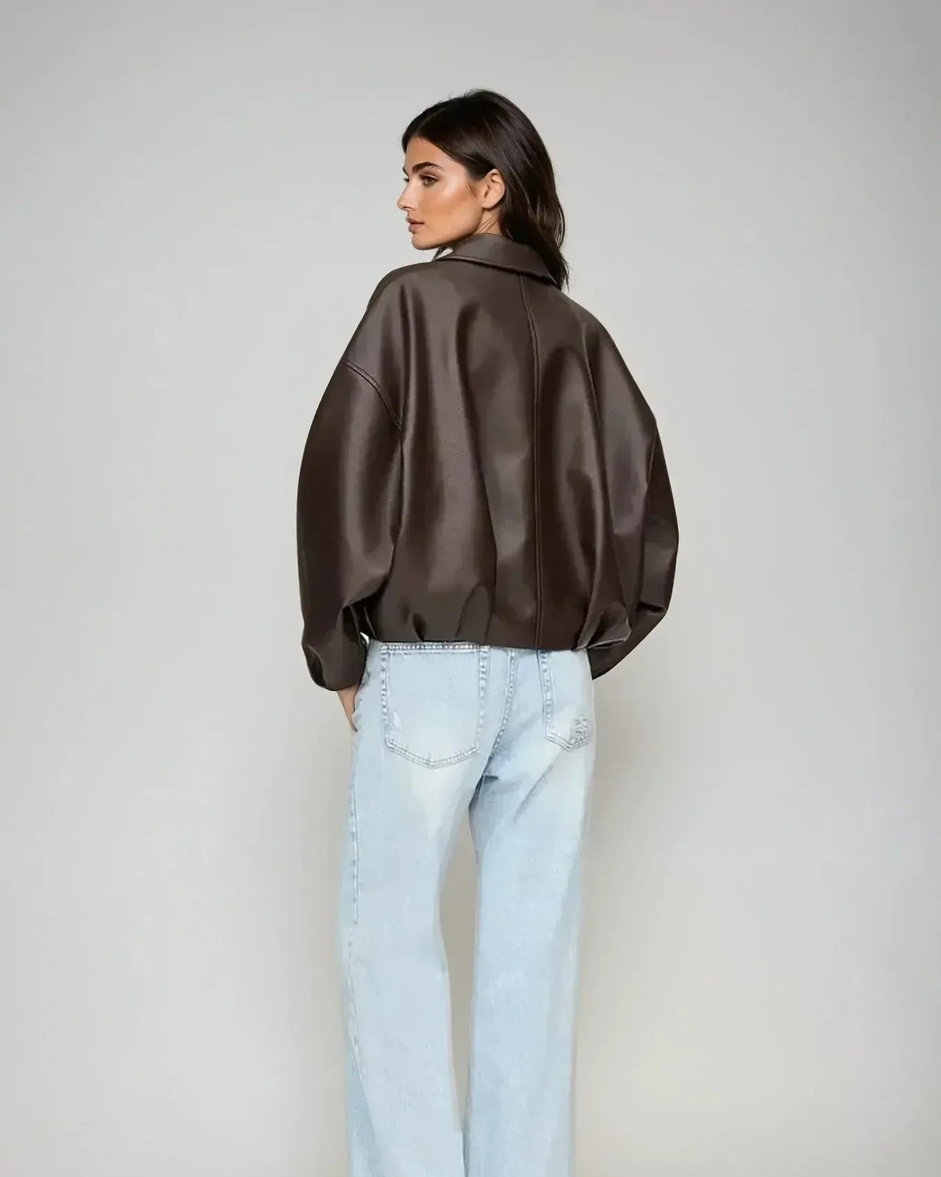 Louise | Vegansk Læderjakke
