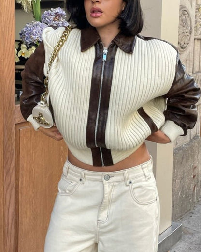 Malene | Farveblok skjorte