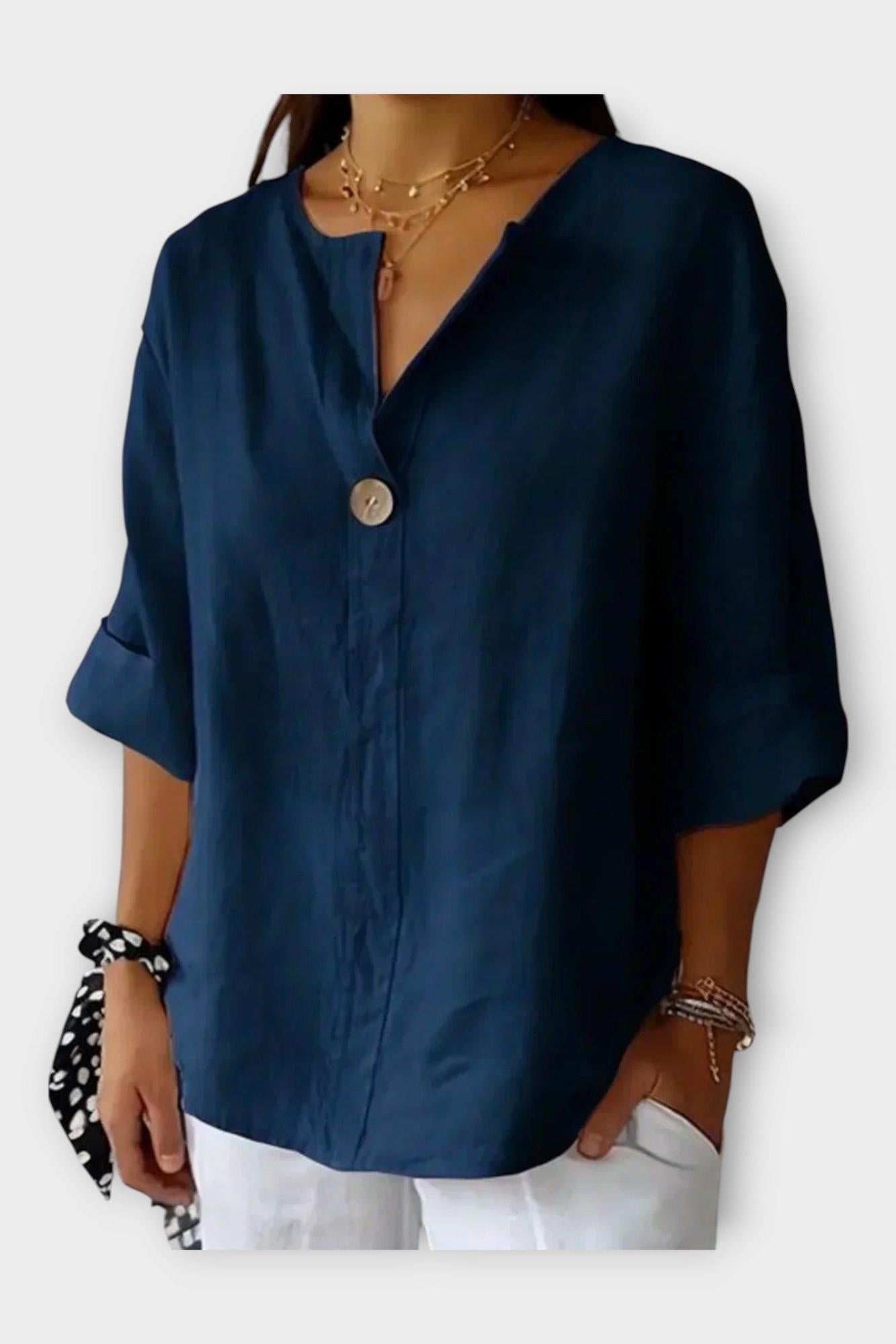 Marie | V-hals skjorte